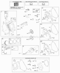 Camshaft Crankcase Cover Crankshaft Cylinder Lubrication Piston Group Diagram and Parts List for 12T232-0536-F8  Briggs and Stratton Engine